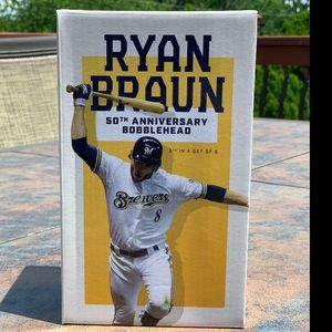 Ryan Braun 50th Anniversary Bobblehead
Milwaukee Brewers Game promotion